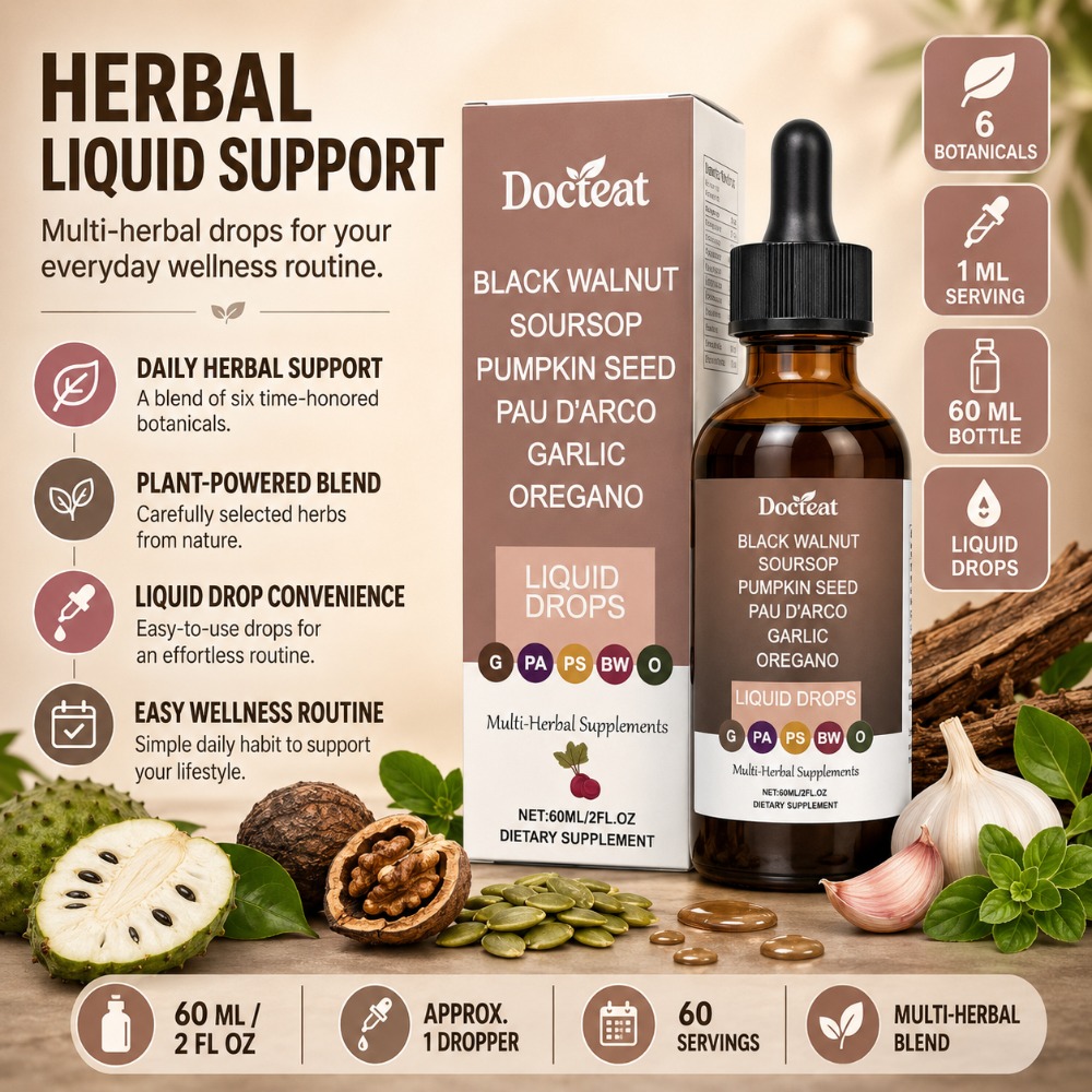 Docteat Black Walnut Soursop L - Herbal Wellness Drops recensie en prijs