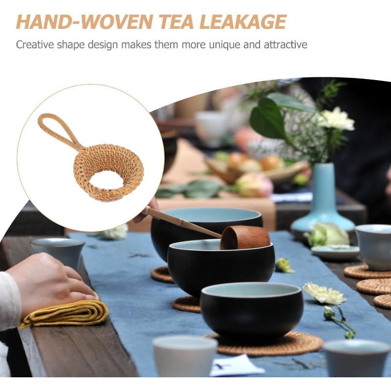 Handgemaakte thee-ei van rotan - Nettle Leaf Tea recensie en prijs