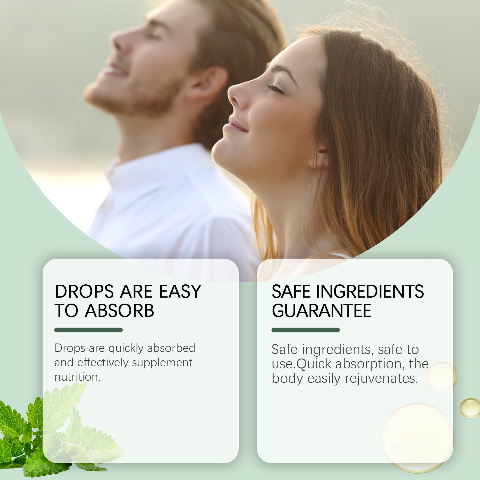 Pepermuntkruidendruppels onder - Herbal Wellness Drops recensie en prijs