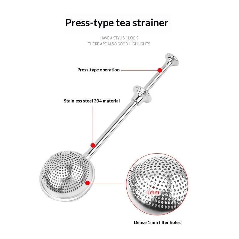 Thee-ei met lange steel van ro - Nettle Leaf Tea recensie en prijs